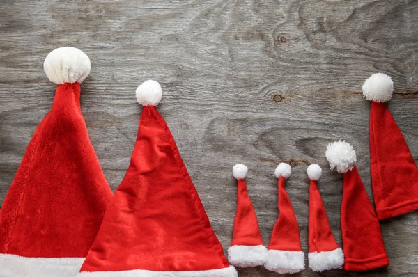 Christmas jultomten hattar — Stockfoto