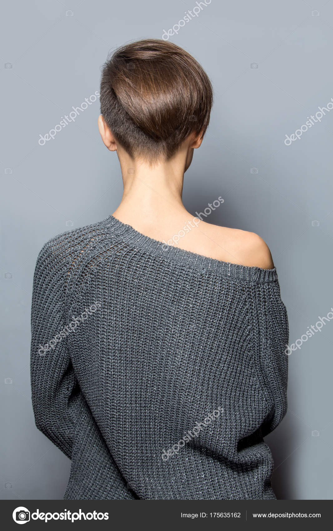 Haircut Hairstyle Woman Short Hair Stock Photo C Happycity