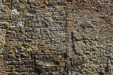 Eski taş duvarın dokusu