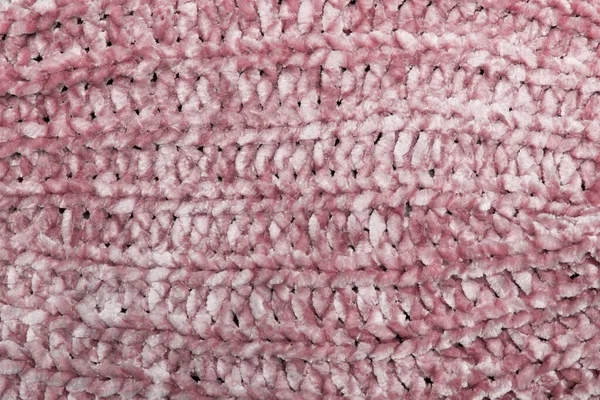 Pink knitting as a background, close up. — 스톡 사진