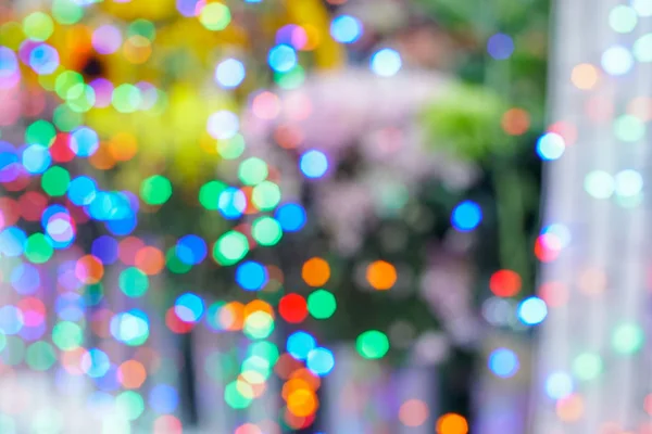 Luzes como bolhas. Um fundo para o Natal . — Fotografia de Stock
