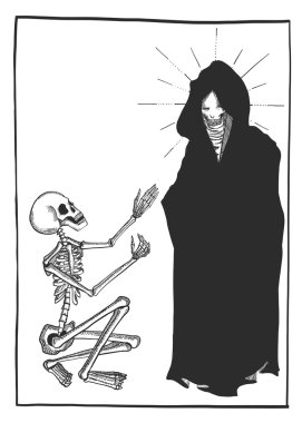 İskeleti çizimi.