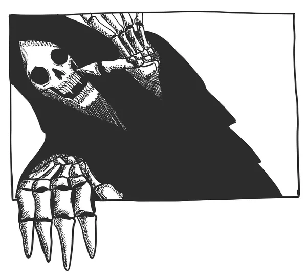 Ilustração do esqueleto . —  Vetores de Stock