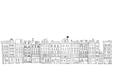 cityscape çizimi.