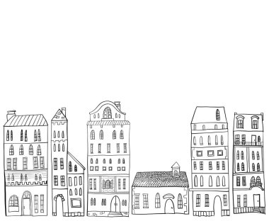 cityscape çizimi.