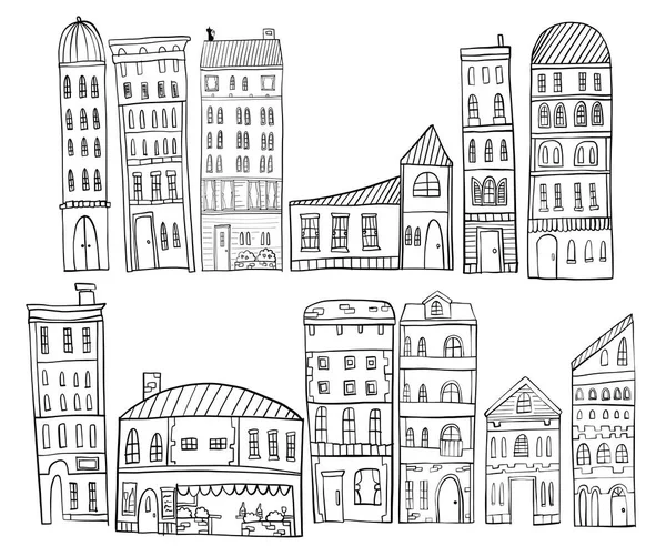 Illustration av stadsbilden. — Stock vektor