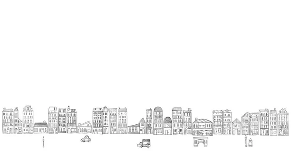 Illustration du paysage urbain . — Image vectorielle