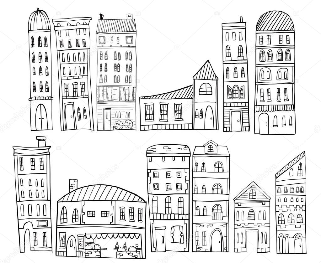 illustration of the cityscape.