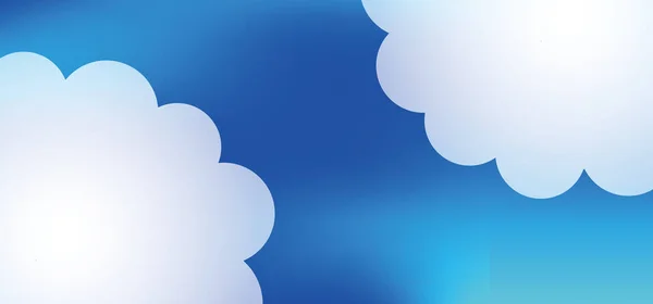 Fond du ciel bleu. — Image vectorielle