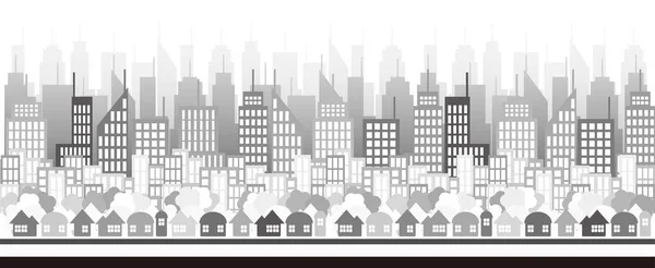 Illustration of the cityscape. — Stock Vector