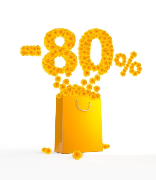 -% 80'i izole paket basamaklı sarı