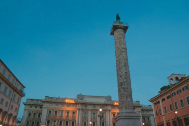 Marcus Aurelius'un Roma Piazza Colonna, Antik Roma sütun