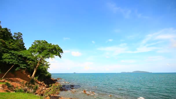 Tropisches Meer, Chumphon Thailand — Stockvideo