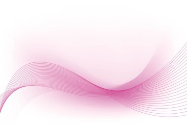 Soyut Pembe Arkaplan Şablonu Vektörü, Pembe Arkaplan Yumuşak Dalga ve Gradyan Tasarımı