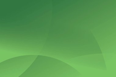 Soyut Yeşil Arkaplan Şablon Vektörü, Yumuşak Dalga Tasarımlı Yeşil Arkaplan