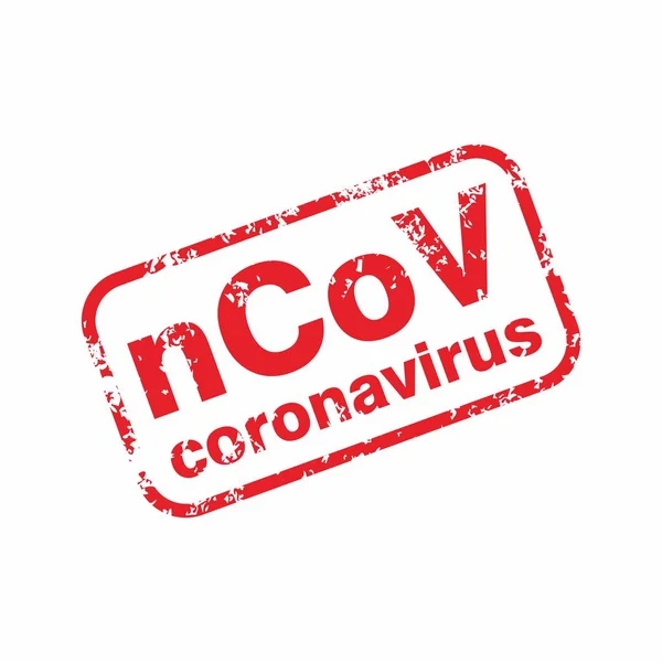 Corona Virus Sign Illustratie 2019 Ncov Tag Label Ontwerp Sjabloon — Stockvector