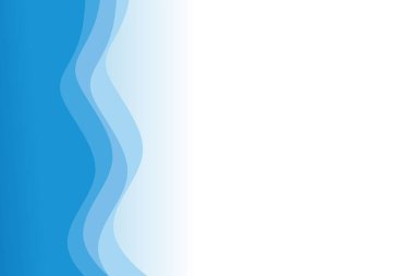 Soyut Dalga Mavi Arkaplan Tasarım Şablon Vektörü