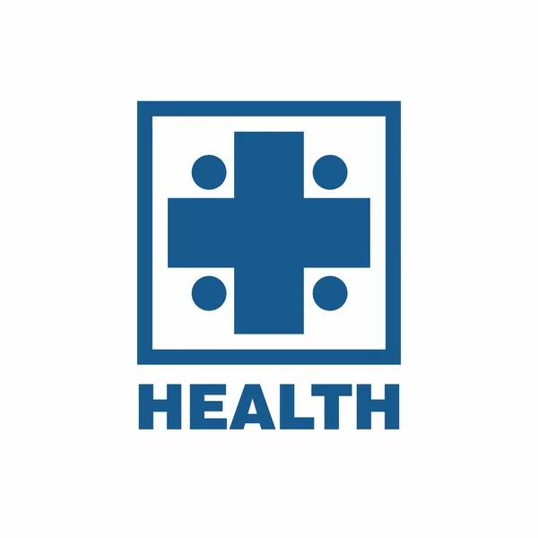Gesundheit Logo Design Gesundheit Medizinisches Logo Vorlagenvektor — Stockvektor