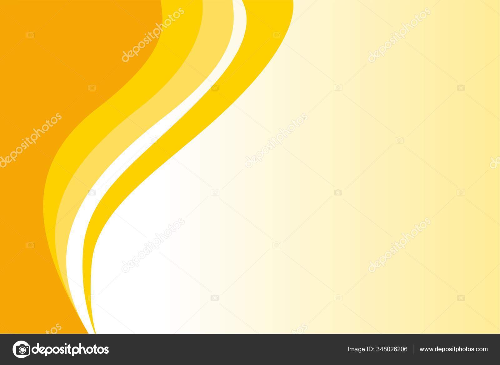 Simple Abstract Yellow Wave Background White Space Text Design Template  Stock Vector Image by ©hafid007 #348026206