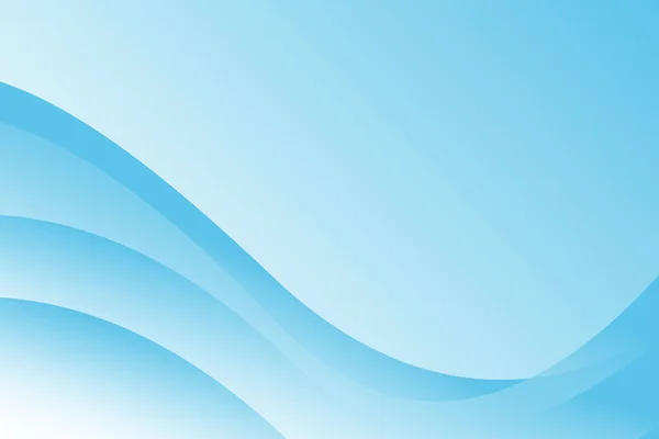 Абстрактний Свіжий Синій Білий Хвиля Фон Дизайн Шаблон Вектор — стоковий вектор