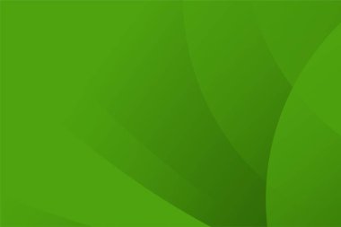 Soyut Yeşil Dalga Gradyan Arkaplan Tasarım Şablonu Vektörü