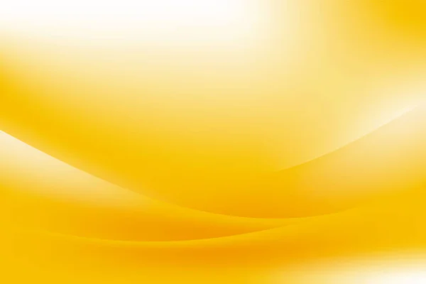 Abstrato Fresco Embaçado Amarelo Suave Curva Fundo Design Modelo Vetor — Vetor de Stock