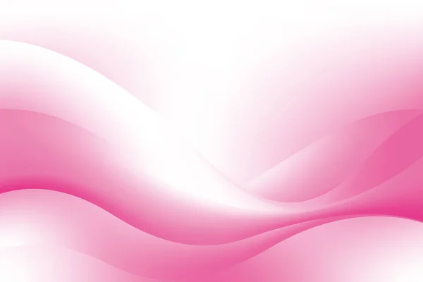 平滑粉红白浪梯度背景设计模板矢量 — 图库矢量图片