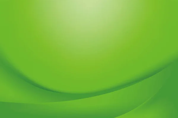 Astratto Sfocato Liscio Verde Ondulato Gradiente Disegno Sfondo Soft Sfondo — Vettoriale Stock