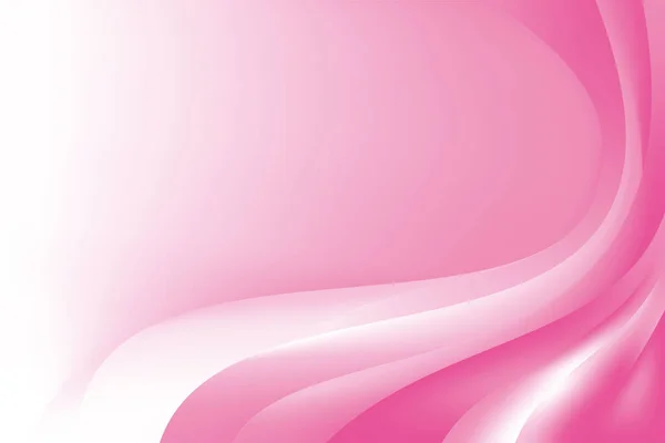 Abstrato Embaçado Suave Rosa Onda Gradiente Fundo Design Soft Pink — Vetor de Stock