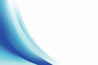 Taze Mavi Dalga Arkaplan Tasarımı, Metin Şablonu Vektörü için Boşluğu Kopyalayan Mavi Biçim Arkaplanı