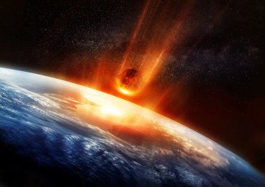 Büyük bir Meteor ve dünya
