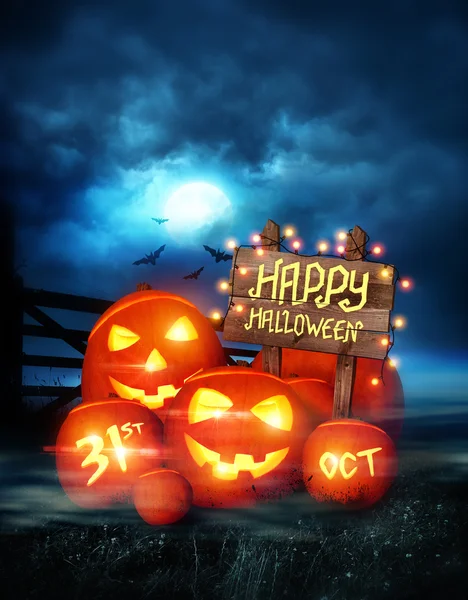 Feliz halloween fondo —  Fotos de Stock