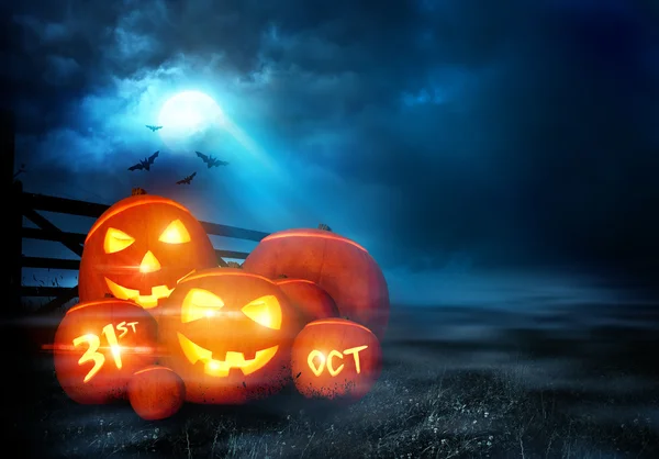 Hintergrund zum Halloween-Abend — Stockfoto