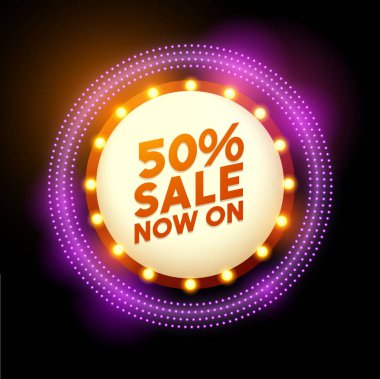 Retro vintage tiyatro tarzı işareti