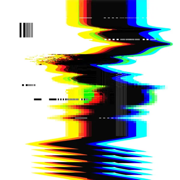 Glitch ljudförvrängning — Stock vektor