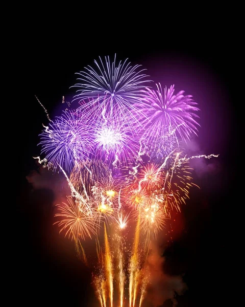 Grande fogos de artifício — Fotografia de Stock