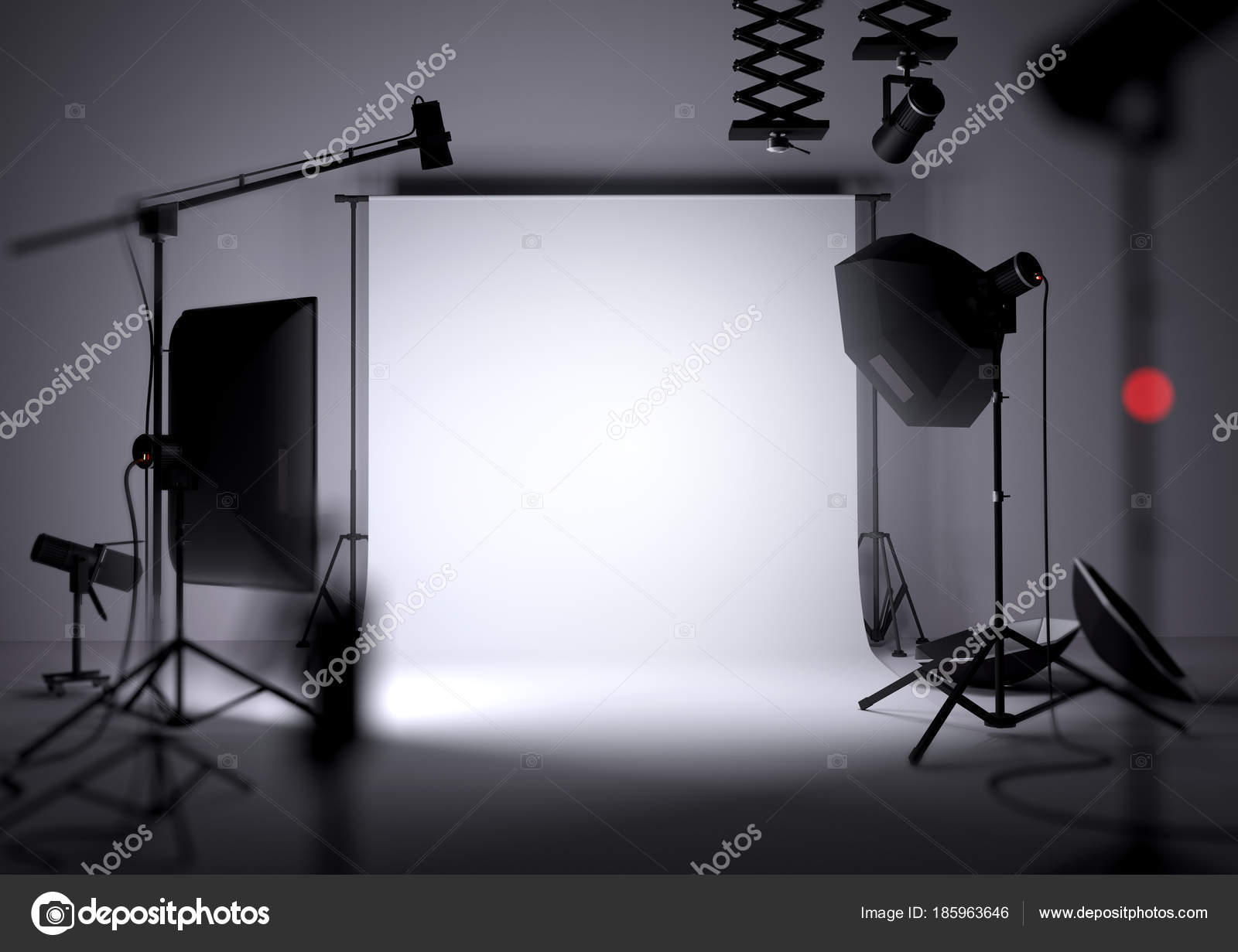 Empty Photo Studio Background Stock Photo by ©solarseven 185963646