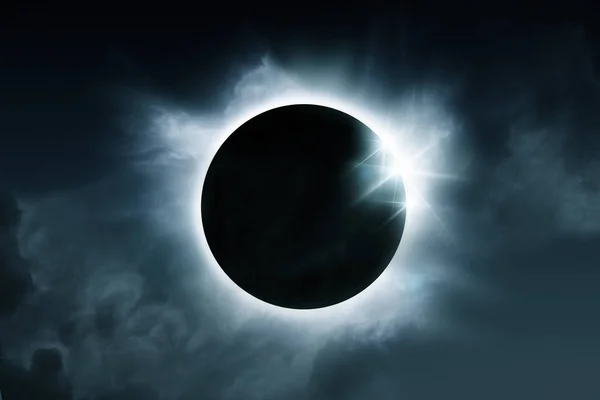 Un eclipse solar total del sol —  Fotos de Stock