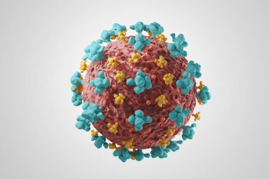 Coronavirus 2019-ncov Hücre Tıbbi Konsepti