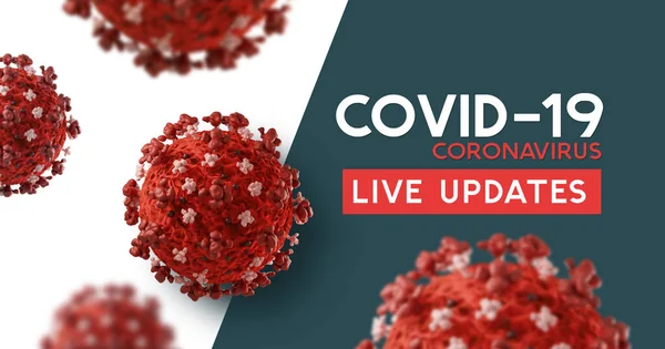 Covid Coronavirus New Novel Virus Currently Impacting Global Community Title — Stock Photo, Image