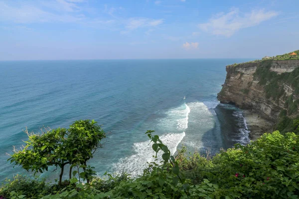 Pura Luhur Uluwatu Templom Egy Balinéz Hindu Tengeri Templom Balin — Stock Fotó