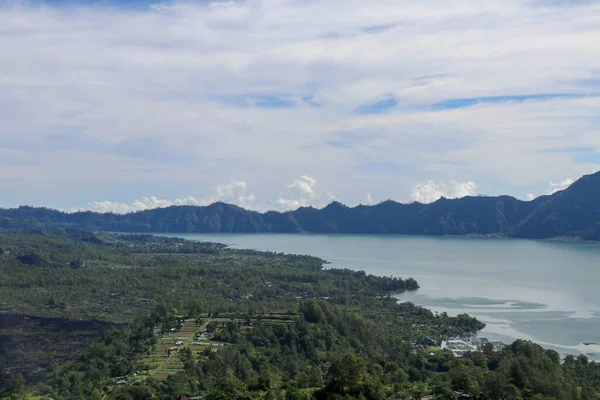 Panoramisch Indonesisch Landschap Tropisch Eiland Bali Populaire Toeristische Attracties Van — Stockfoto