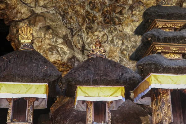 Altars Pura Goa Lawah Bat Cave Temple Balinese Hindu Temple — Stock Photo, Image