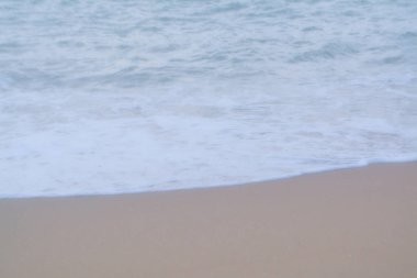 Kum sahili deniz dalgası yaz arkaplanı