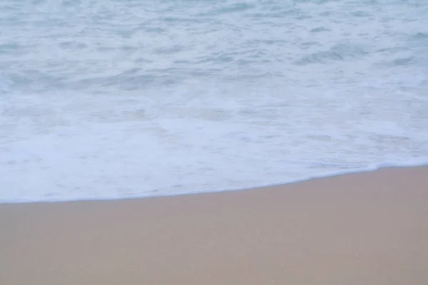 Plage Sable Mer Vague Été Fond — Photo