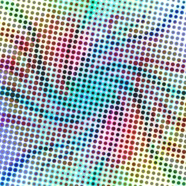 renkli halftone mavi ve pembe nokta arka plan 