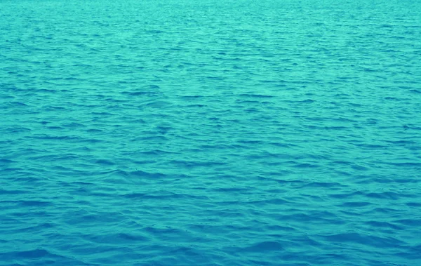 Blue Sea Water Textur Background Cross Process Filter Effect — Stock Photo, Image