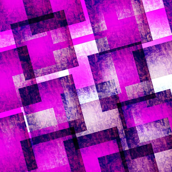 抽象芸術のピンクとブルー幾何学的なテクスチャ背景 — ストック写真