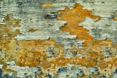 Eski grunge kahverengi ve beyaz duvar doku arka plan beton