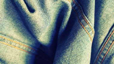 Vintage jean kumaş doku arka plan                               